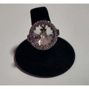 Lia Sophia Truce Crystal Ring sz-7